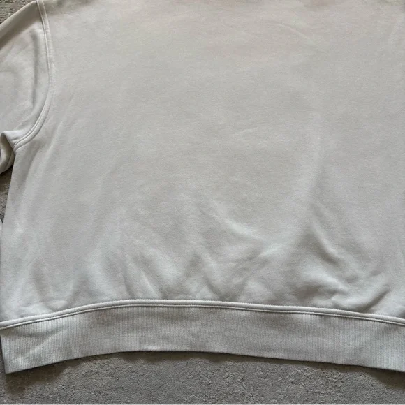 Disney Mickey Mouse H&M Cream Embroider Drawstring Hoodie With Pocket Size Large - Picture 9 of 11
